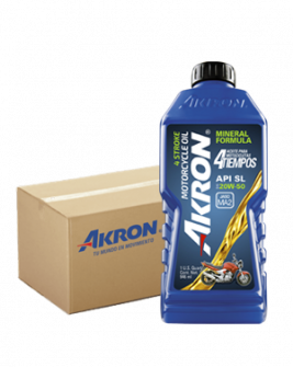 AKRON MOTORCYCLE 4T 20W50 12 BOTELLAS 946 ML (12192)